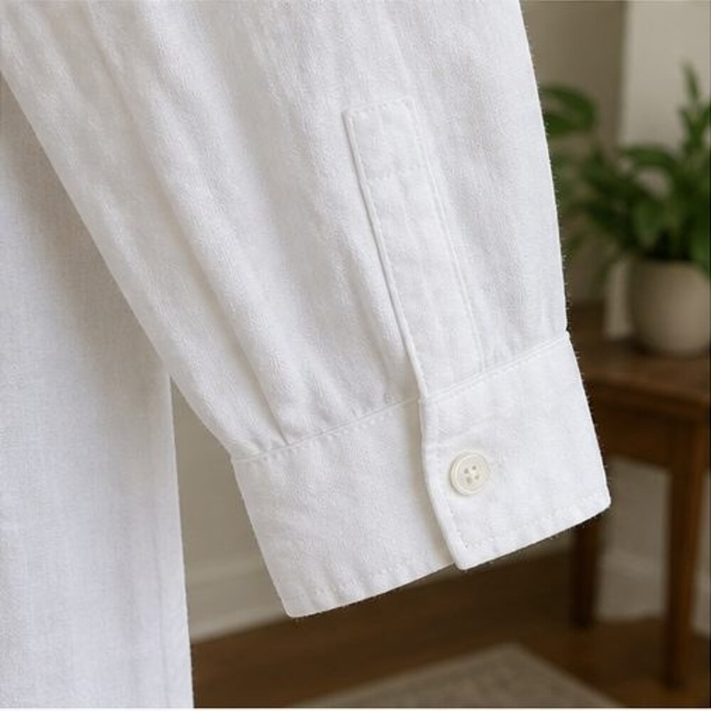 White Puff Sleeve Top - Picture 5 of 6